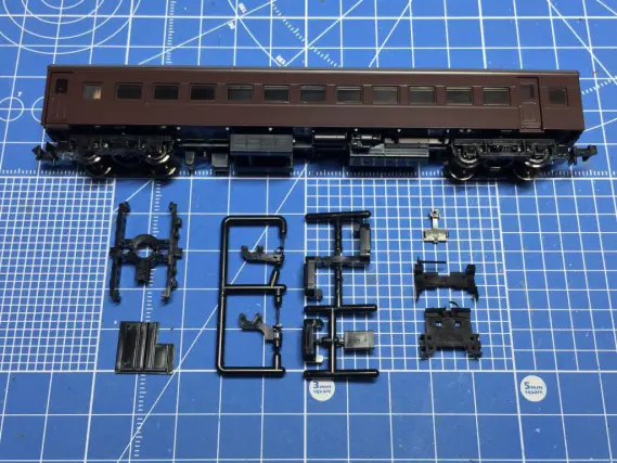 KATO スハ32とTOMIX オハフ62を弄る。その2 | NGaugeJP - 横濱