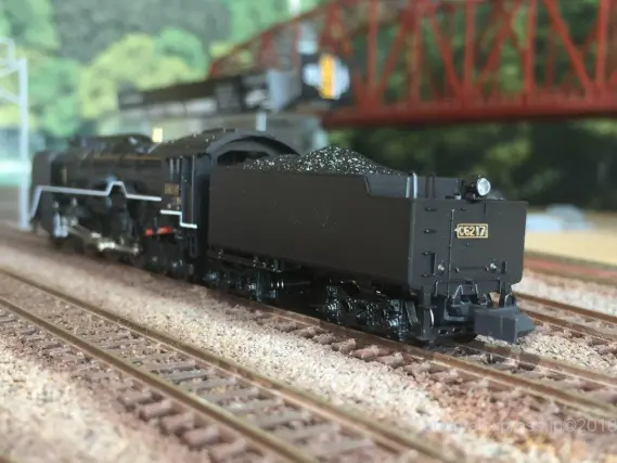 C62 17 糸崎機関区が入線しました。が・・・(;^_^A KATO京都駅店