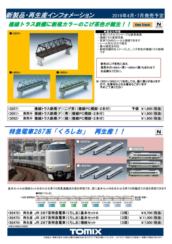 国鉄番号板モハ４８０−１９ JR 485系特急電車(Do32編成・復活国鉄色)セット｜製品情報｜製品