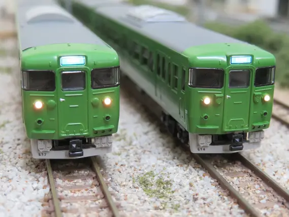 グリーンマックス 113系7700番台(30N体質改善車・京都地域色・行先点灯) グリーンマックス】113系7700番台（30N体質改善車・L14編成