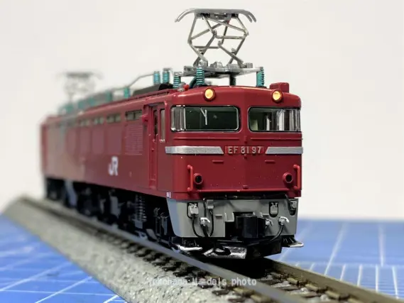 EF81 97号機 北斗星色を弄る！その3 新型モーターM-13に換装し