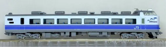 485系1000番台 勝田車両センター・K60編成が入線しました。TOMIX