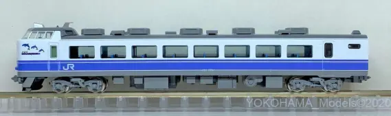 485系1000番台 勝田車両センター・K60編成が入線しました。TOMIX