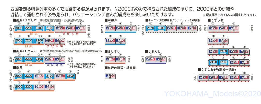 KATO JR四国N2000系 3両セット 品番:10-1627 カトー ☆彡 横浜模型