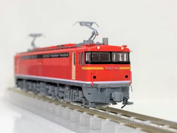EF67 100番代 更新車を弄る。その2 102号機 TOMIX 9182