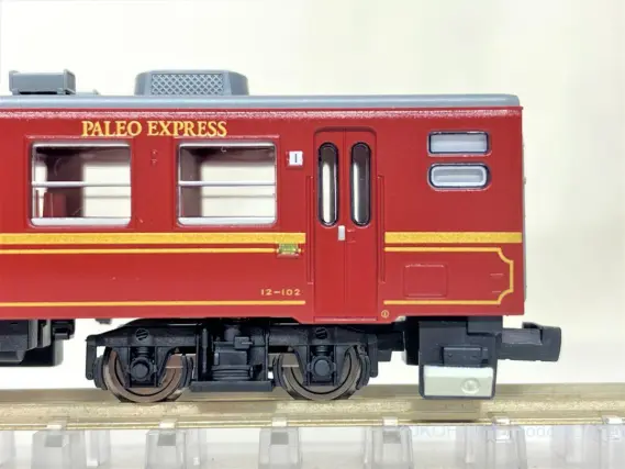 パレオエクスプレスNゲージ 秩父鉄道 12系 パレオエクスプレス（赤茶）が入線しました