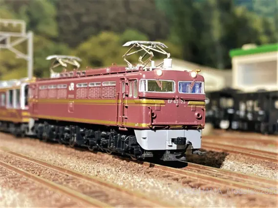 TOMIX 93569 EF65 123号機　ゆうゆうサロン岡山塗装タイプ EF65 123号機・ユウユウサロン岡山塗装を弄る。（オレンジ