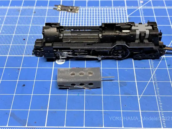 C62東海道形を弄る。コアレスモーターに載せ替え KATO 2019-2