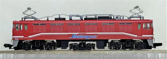 ED76 78号機・サザンクロス塗装が入線です。TOMIX 9194 限定品