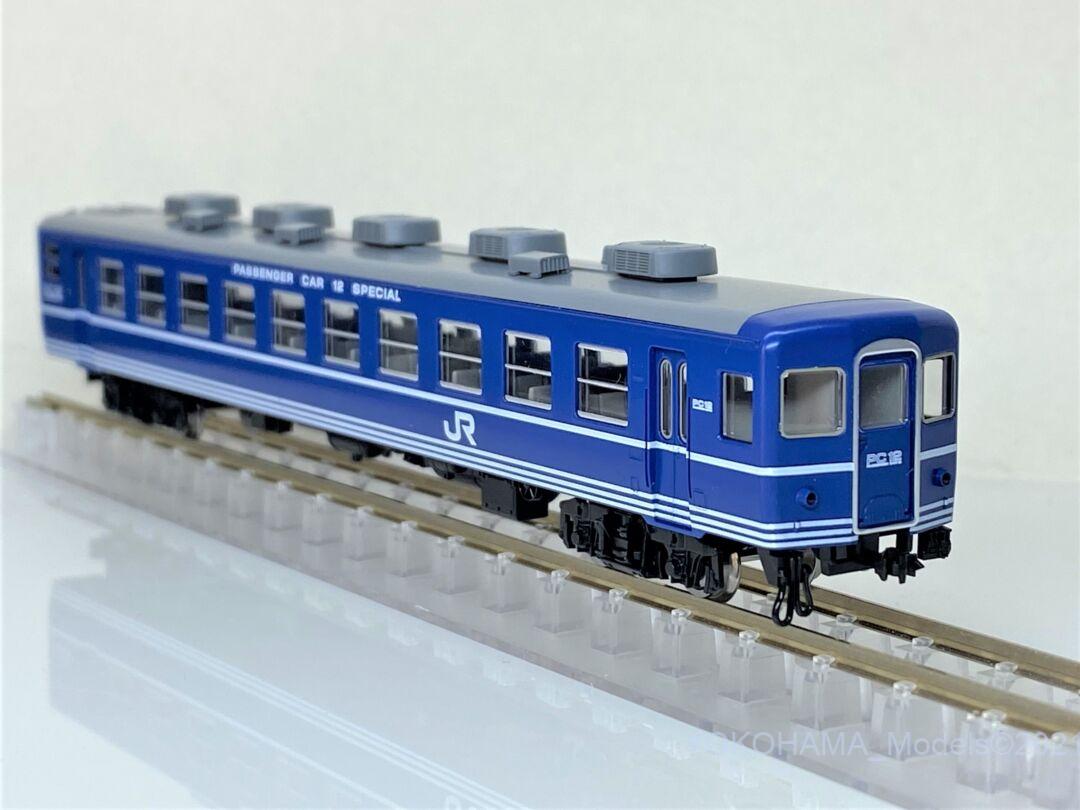12系客車(シュプール大山号用)セットが入線です。TOMIX 98727 前期形