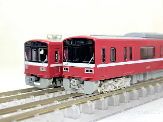 京急1500形1525編成（更新車）が入線しました。GREENMAX 30982