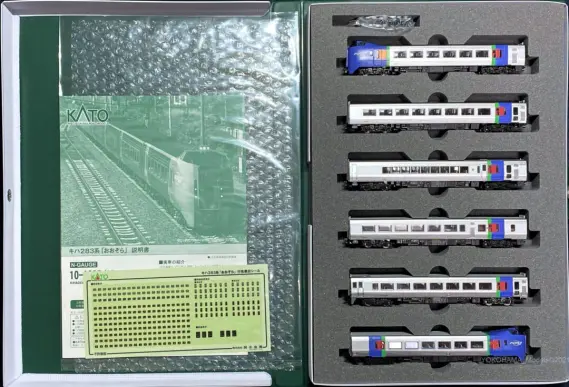 キハ283系「おおぞら」が入線しました。KATO 10-1695 基本セット