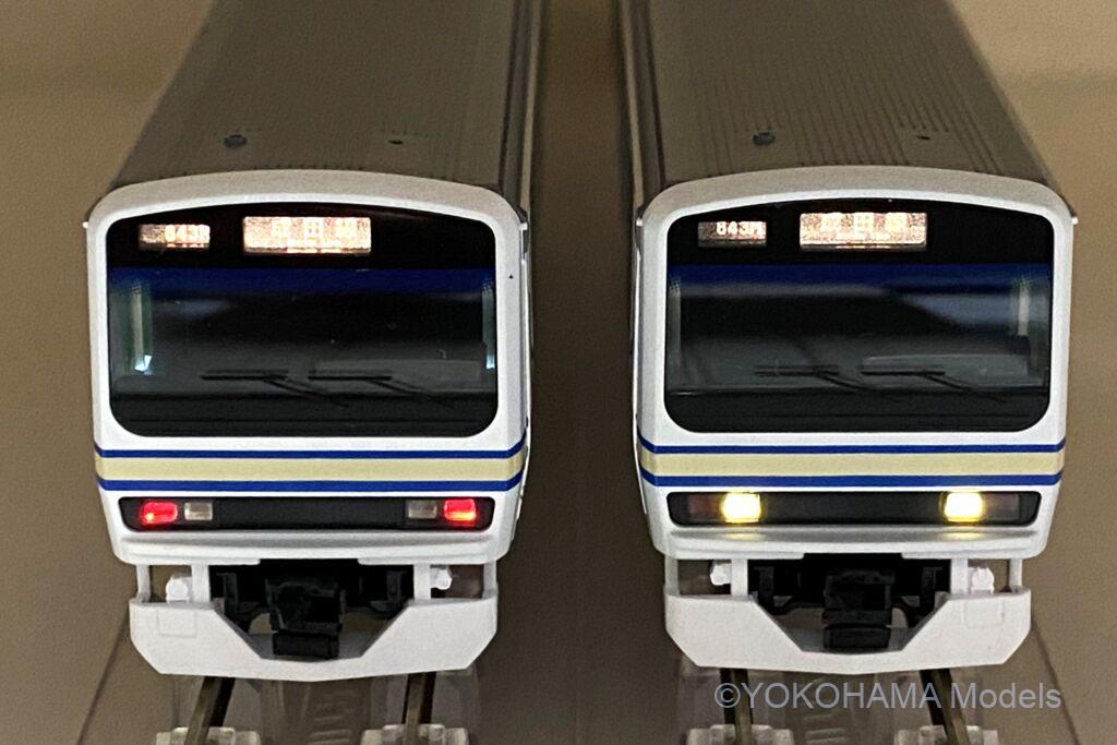 E231系（成田線開業120周年ラッピング）が入線しました。TOMIX 97948 