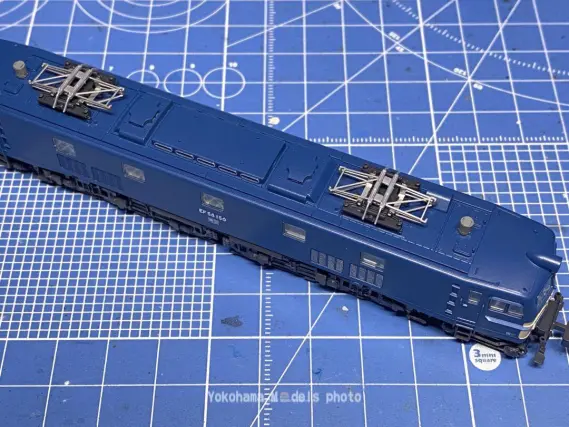 EF58 150号機 宮原機関区 ブルー(2021)が入線しました。KATO