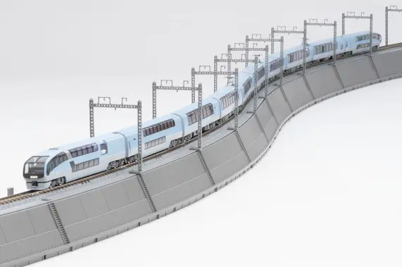 TOMIX 築堤大カーブレール（延長部） 品番：91046 | NGaugeJP