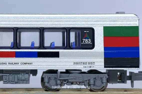 783系 特急にちりん CM33編成 ハイパーサルーン色 スカート拡大