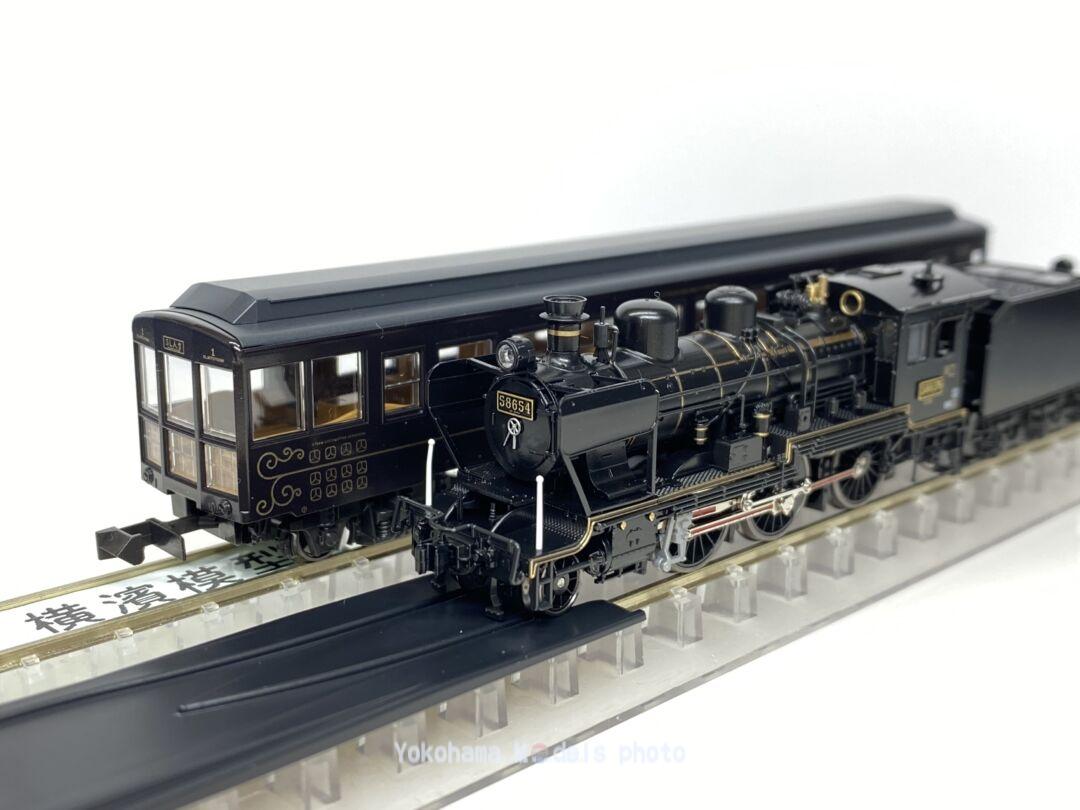 58654＋50系「SL人吉」が入線しました。KATO 10-1727 ☆彡 横浜模型