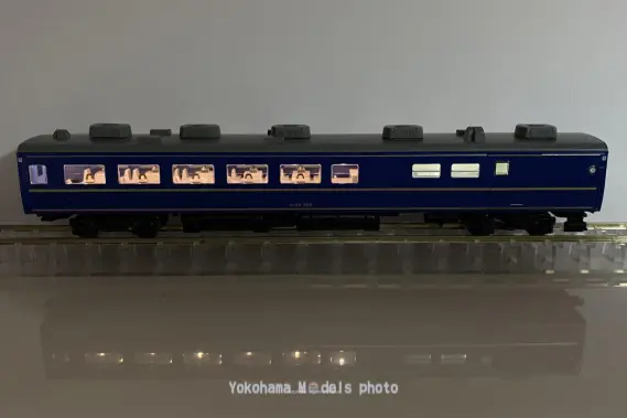 TOG2 蓄電式室内灯 スシ24用の試作品。DENSHA.me | NGaugeJP