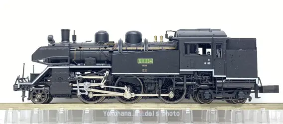 C11形284号機 佐々機関区 変形デフ(K-10）が入線です。KATO京都