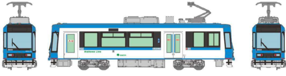 鉄道コレクション 東京都交通局8900形　（ブルー）　2024年4月発売予定　品番：330233　トミーテック鉄道模型