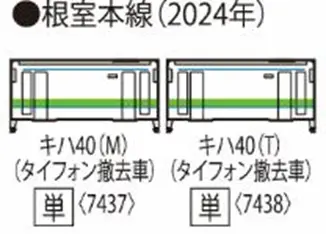 トミックス 7437 7438 キハ40 1700 タイフォン撤去車 MT 2両 トミックス 7437 7438 キハ40 1700 タイフォン撤去車 MT 2両