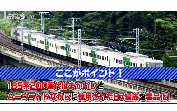 TOMIX 185系200番代特急電車（B7編成・踊り子色・強化型スカート