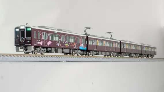 トムとジェリー阪急宝塚線Nゲージ先頭車2両セット 阪急電車館【受注生産】ディスプレイモデル阪急1000系（宝塚線